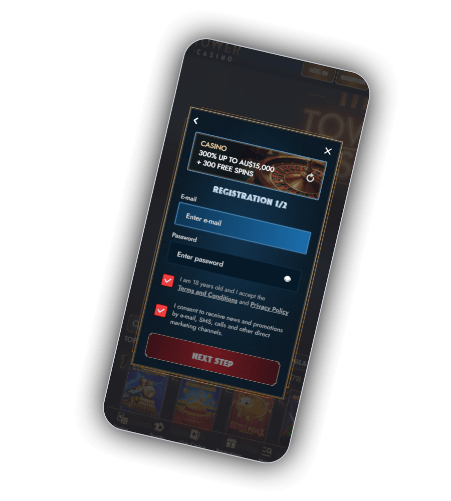Tower Casino Registration AU